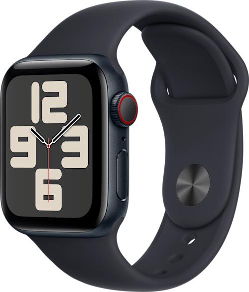Apple Watch SE 2024 GPS + Cellular 40 mm alumiinikuori ja urheiluranneke S/M