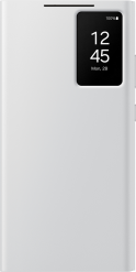 Samsung Galaxy S24 Ultra Smart View Wallet Case -suojakotelo Valkoinen