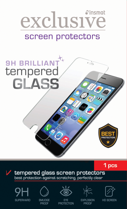 Insmat Apple iPhone 5/5s/SE Brilliant Glass -näytönsuojakalvo