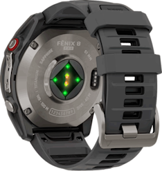 Garmin Fenix 8 Pro -GPS-älykello 51mm AMOLED Harmaa/Musta