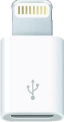 Apple Lightning - Micro USB-sovitin