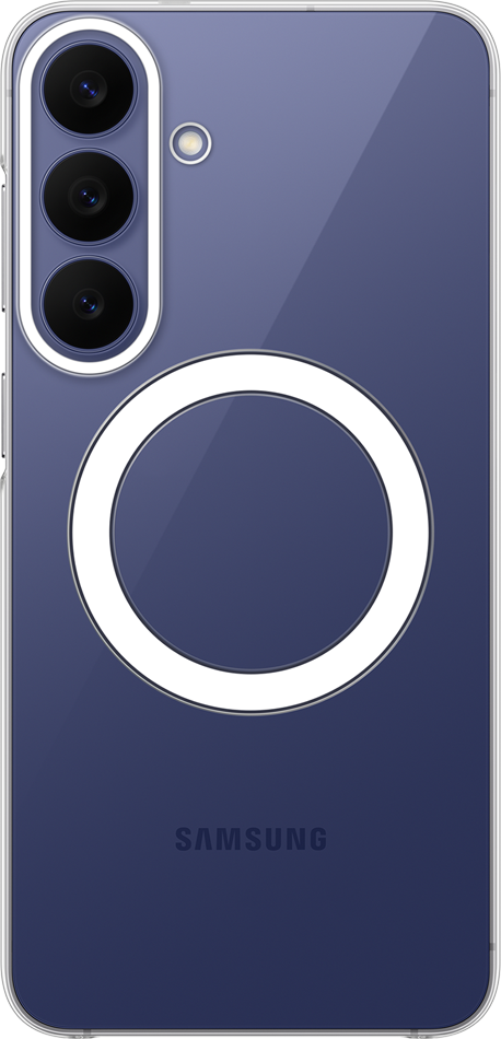Samsung Galaxy S26 FE Clear Magnet Qi2 Case -suojakuori