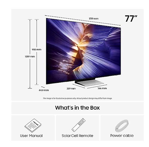 Samsung S90F 77 tuumainen OLED 4K TV (2025)