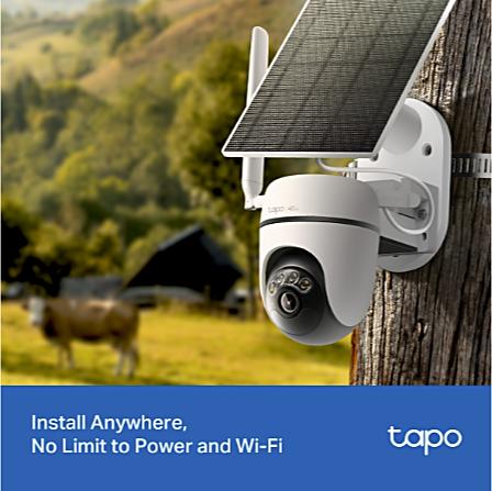 TP-Link Tapo C615G KIT 4G valvontakamera aurinkopaneelilla