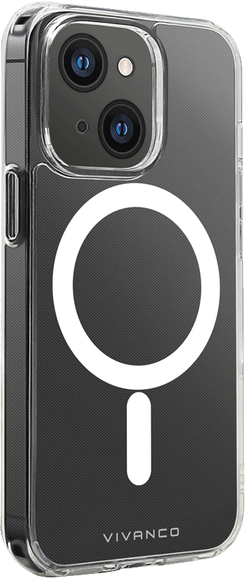 Apple iPhone 13 MagSafe -silikonikuori Vivanco kirkas