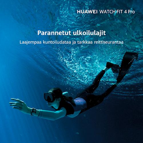 Huawei Watch Fit 4 Pro Vihreä nylonranneke