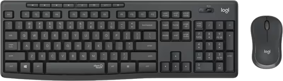 Logitech MK295 Silent -langaton hiiri ja näppäimistö