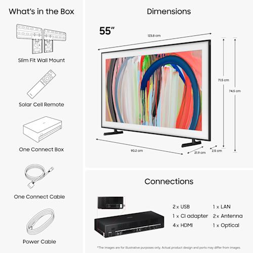 Samsung The Frame 55 tuumainen 4K Vision AI Smart TV (2026)