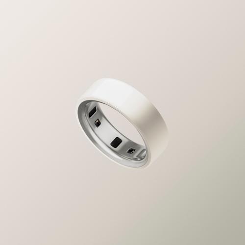 Oura Ring 4 Ceramic Cloud