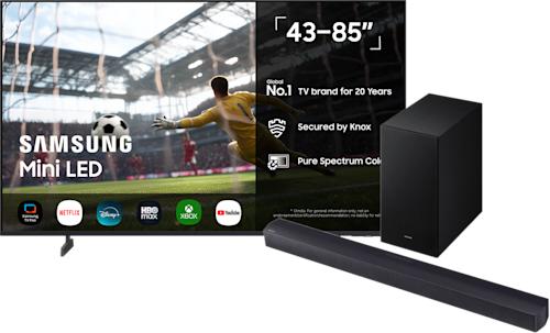 Samsung M72H 55 tuumainen 4K Mini LED TV (2026) + HW-B46CF SOUNDBAR