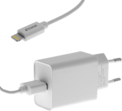 Apple Lightning MFI verkkolaturi 2,4A Insmat