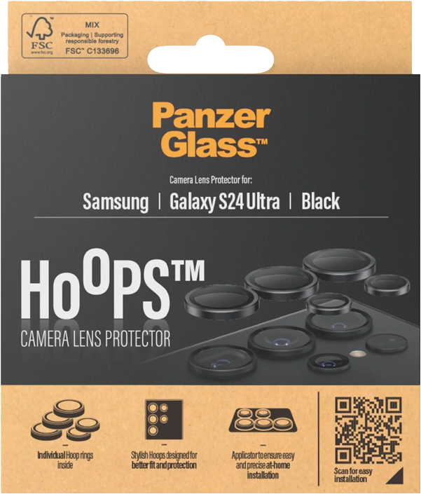 PanzerGlass Samsung Galaxy S24 Ultra -kameran linssisuoja