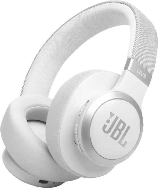 JBL Live 770NC -langattomat kuulokkeet Valkoinen