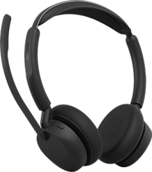 Jabra Evolve3 45 Link390C MS Stereo -langattomat kuulokkeet musta