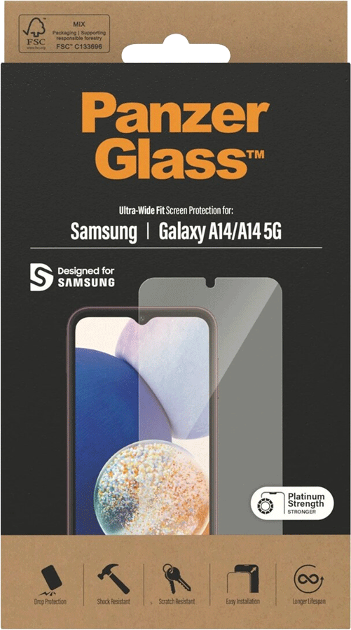 PanzerGlass Samsung Galaxy A14 A14 5G -näytönsuojalasi