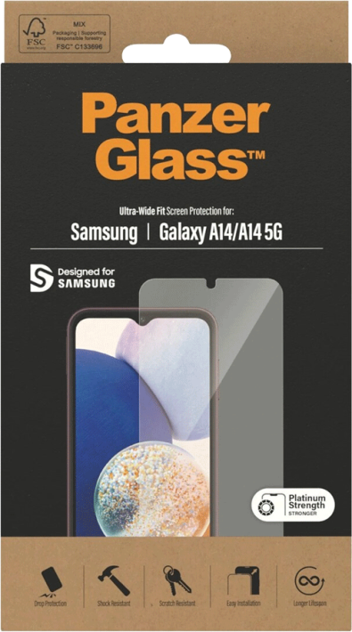 PanzerGlass Samsung Galaxy A14 A14 5G -näytönsuojalasi