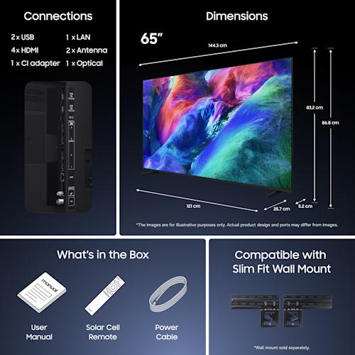 Samsung R85H 65 tuumainen Micro RGB 4K TV (2026)