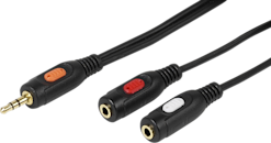 Vivanco Y-Audioadapteri 3.5mm stereo