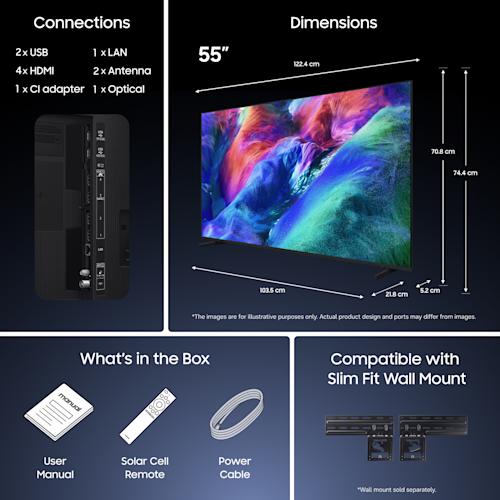 Samsung R85H 55 tuumainen Micro RGB 4K TV (2026)