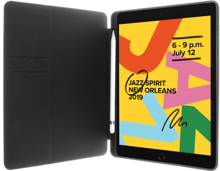 Apple iPad 10.2" -suojakotelo Insmat Exclusive Flip Case musta
