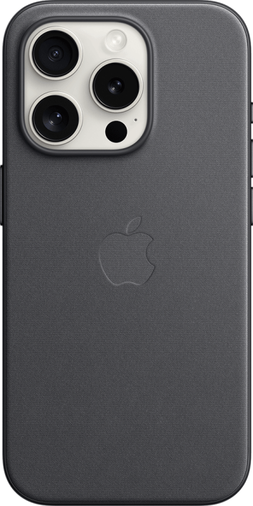 Apple iPhone 15 Pro Max FineWoven-kuori MagSafella musta
