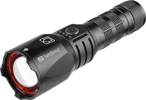 Sandberg Survivor Torch 5 000 mAh -varavirtalähde taskulampulla