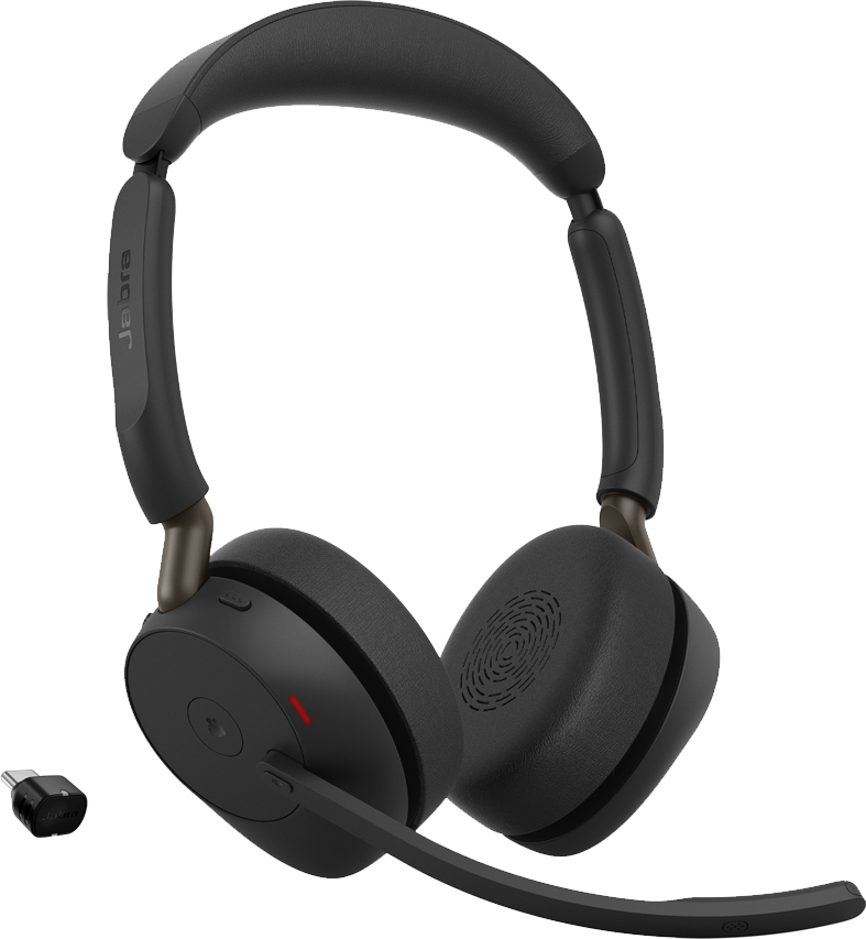 Jabra Evolve3 65 Link390C UC Stereo -langattomat kuulokkeet