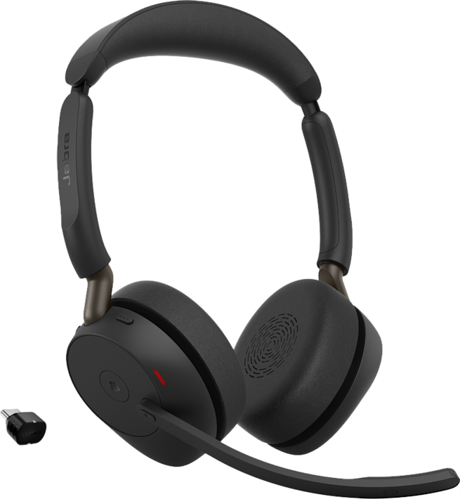 Jabra Evolve3 65 Link390C MS Stereo -langattomat kuulokkeet musta