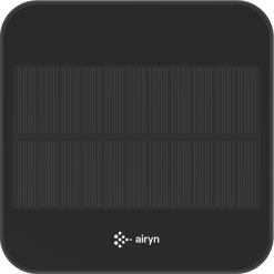 Airyn IAQ M5 4G -sisäilman laadun monitorointijärjestelmä musta