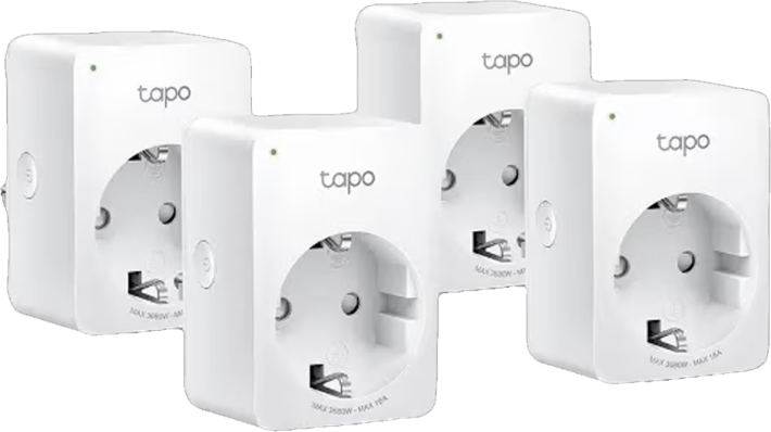 TP-Link Tapo P110 Mini Smart Wi-Fi älypistorasia 4 kpl