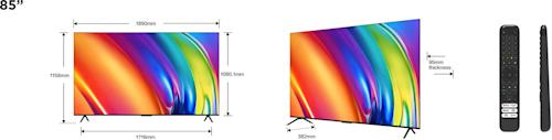 TCL 85P745 85-tuumainen 4K HDR LED-TV, Google TV