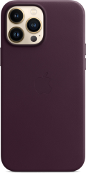 Apple iPhone 13 Pro Max nahkakuori MagSafella tumma kirsikka