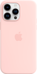 Apple iPhone 14 Pro Max -silikonikuori MagSafe Kalkkiroosa