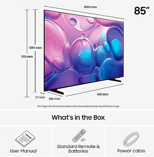 Samsung Q6F 85 tuumainen QLED TV (2025)