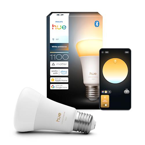 Philips Hue White Ambiance A60 E27-älylamppu 1 100 lumen 1 kpl