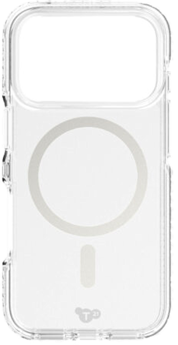 Tech21 Apple iPhone 17 Pro Evo Crystal MagSafe -suojakuori kirkas/hopea