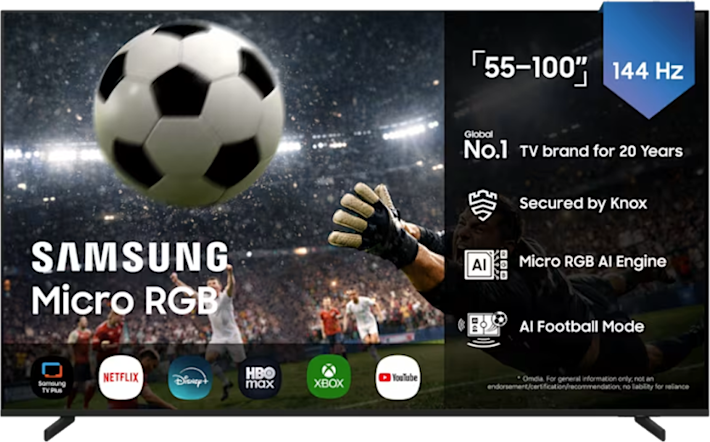 Samsung R85H 65 tuumainen Micro RGB 4K TV (2026)