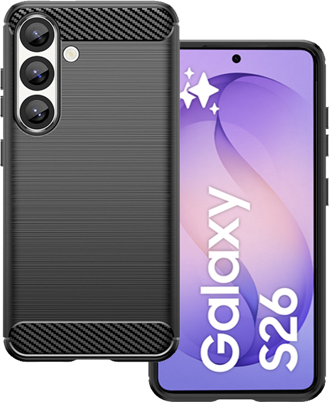 Insmat Samsung Galaxy S26 -suojakuori Carbon