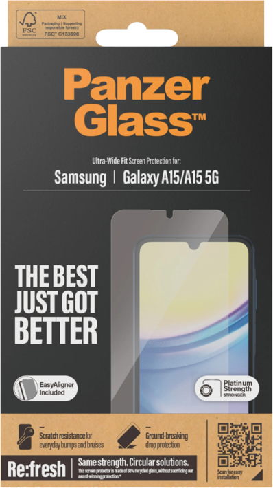 PanzerGlass Samsung Galaxy A15 -näytönsuojalasi