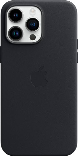 Apple iPhone 14 Pro Max nahkakuori MagSafella Keskiyö