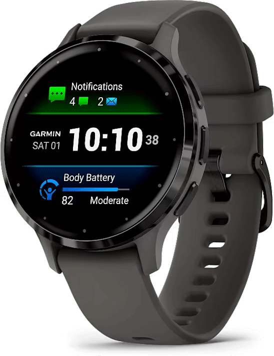 Garmin Venu 3S 41 mm -GPS-älykello musta