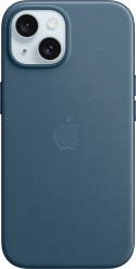 Apple iPhone 15 FineWoven-kuori MagSafella tyynenmerensininen