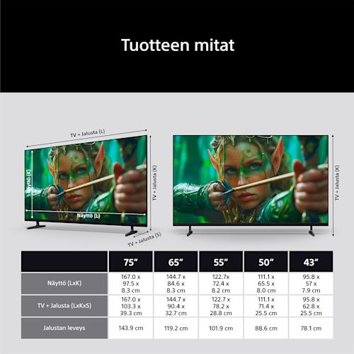 Sony Bravia 2 MK2 43 tuumainen LED Google TV