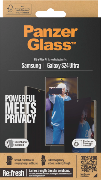PanzerGlass Samsung Galaxy S24 Ultra -näytön tietoturvasuoja
