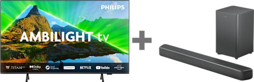 Philips 55 tuumainen PUS8309 Ambilight LED TV + TAB5309 Soundbar