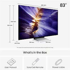 Samsung S90F 83 tuumainen OLED 4K TV (2025)