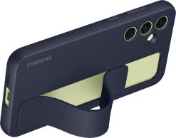 Samsung Galaxy A55 -suojakuori Standing Grip Case Sinimusta