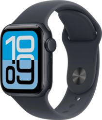 Apple Watch SE 3 GPS 44 mm keskiyö alumiinikuori/keskiyö urheiluranneke