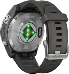 Garmin Fenix 7S Pro Solar -GPS-urheilukello grafiitinharmaa silikoniranneke