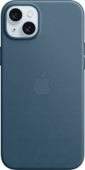 Apple iPhone 15 Plus FineWoven-kuori MagSafella tyynenmerensininen